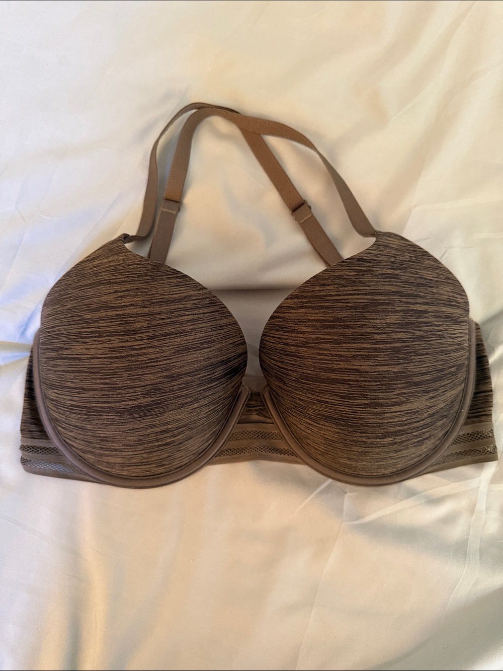 Victoria’s Secret Smooth T-Shirt Bra in Heathered green 34DD
